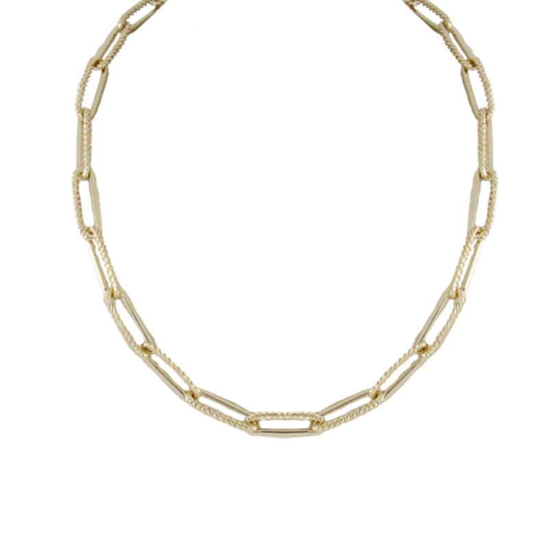 Diamante Corrente – Toggle Links Necklace – The Bronze Lady